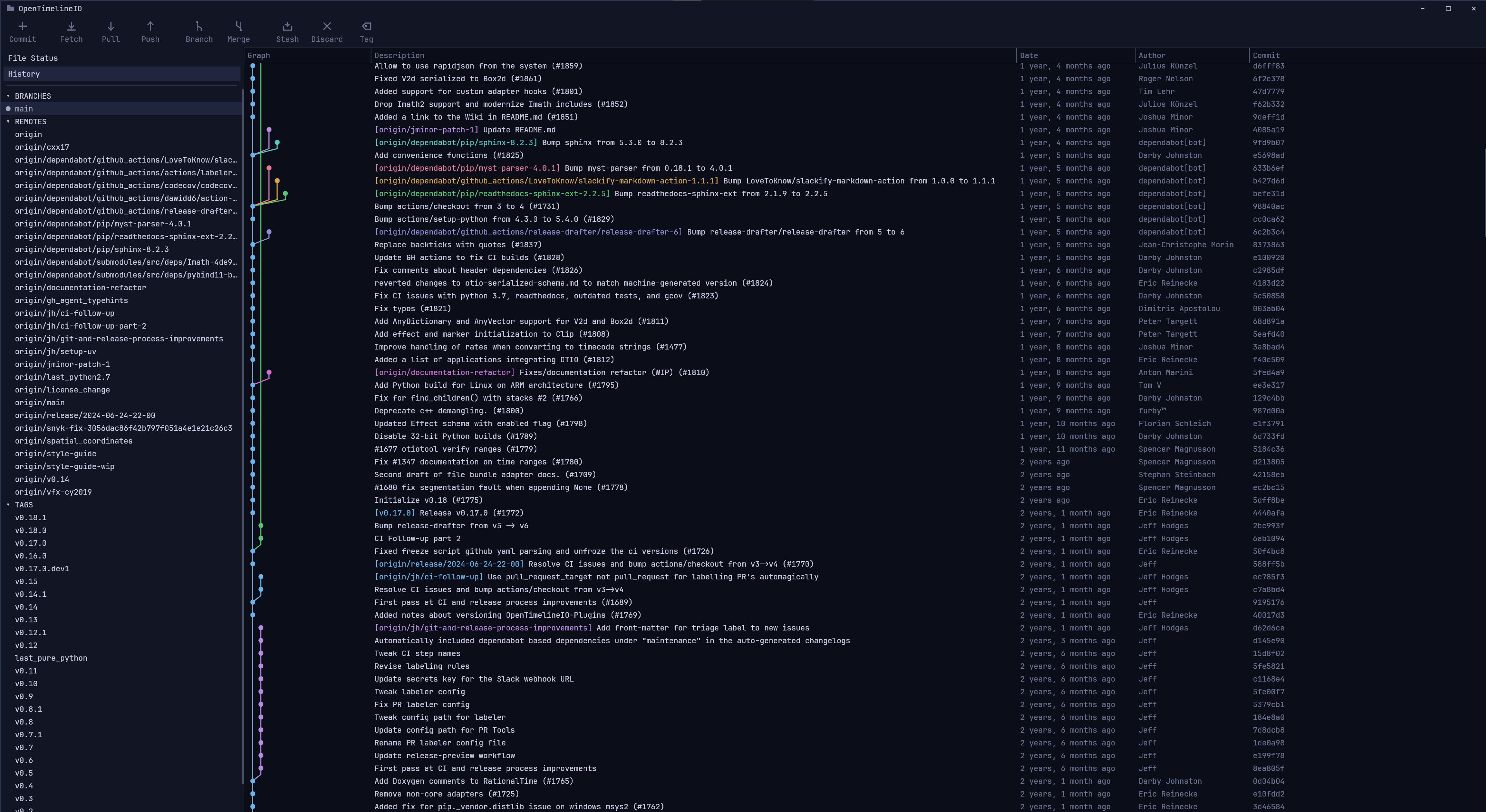 The git window
